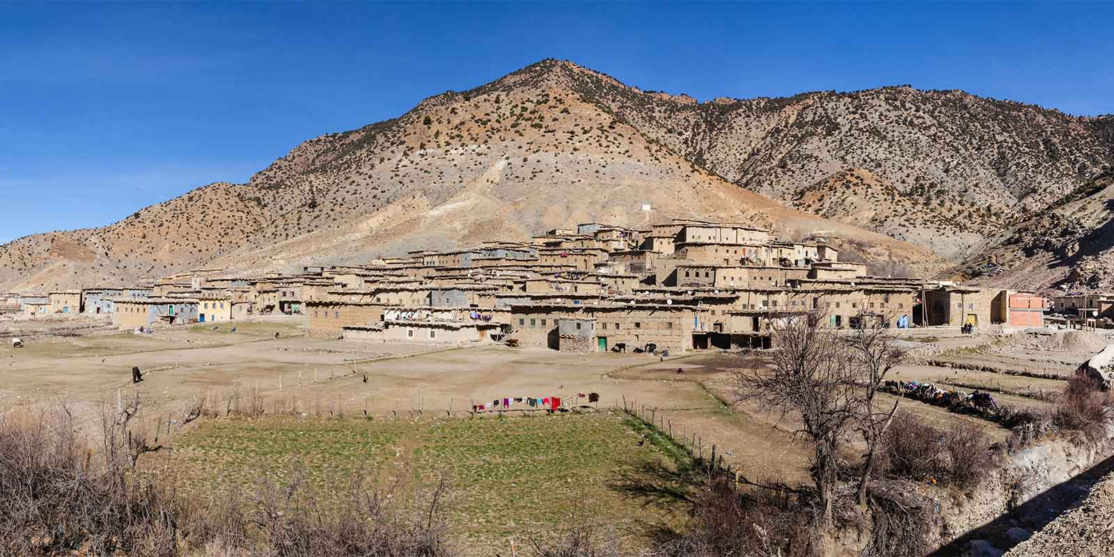Berber village in the High Atlas Mountains