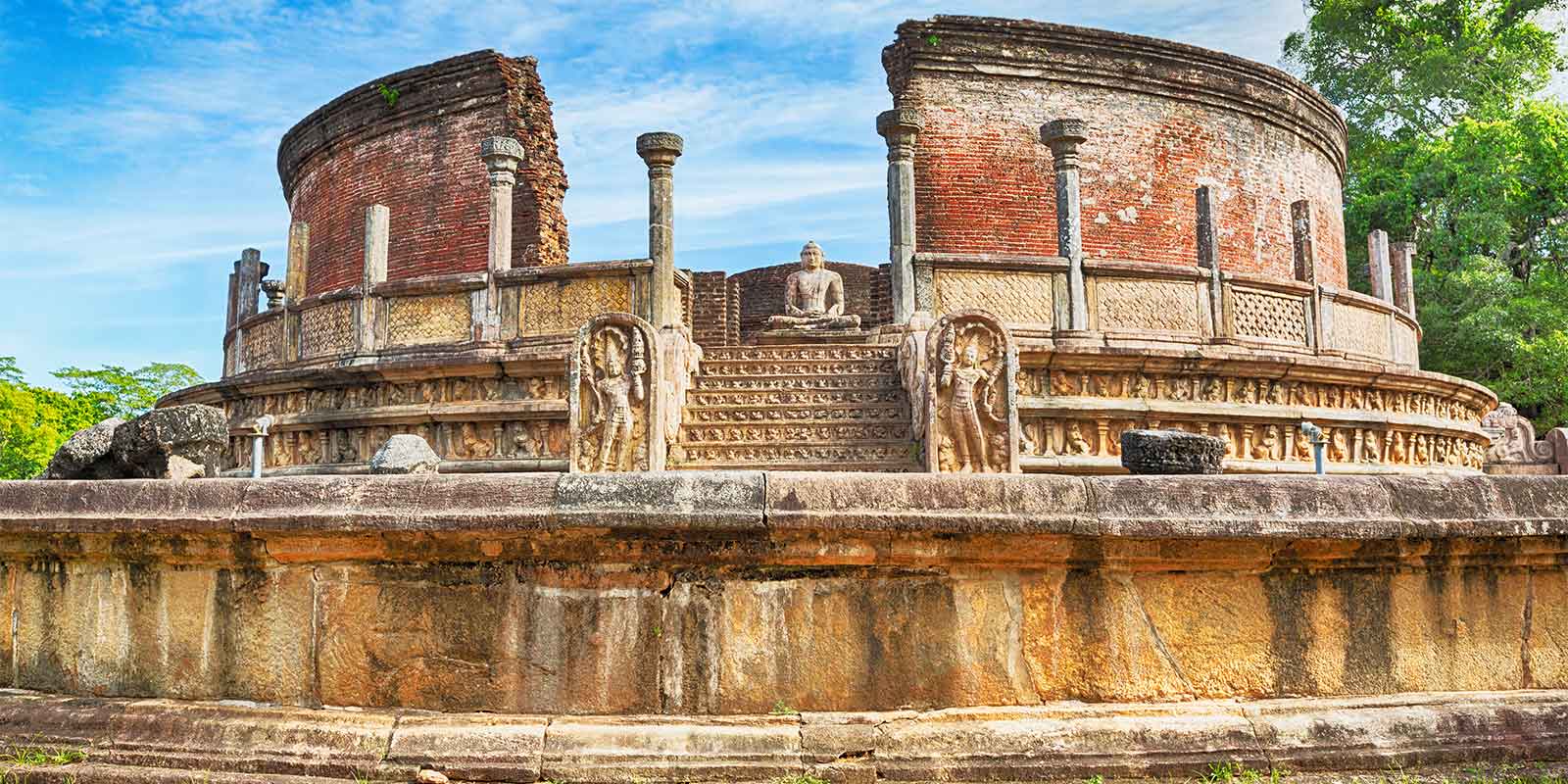 The Round House temple at Polonnaruwa
