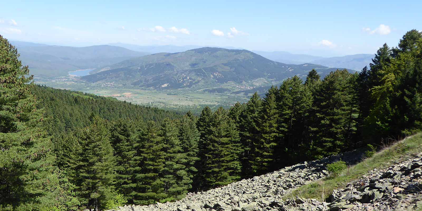 Typical mountain scenery in Pelister National Park Macedonia