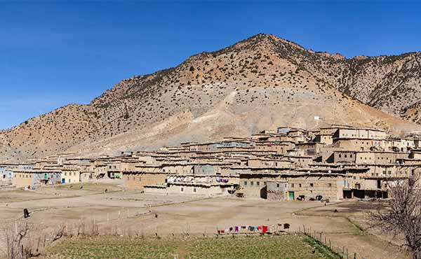 Berber village in the High Atlas Mountains