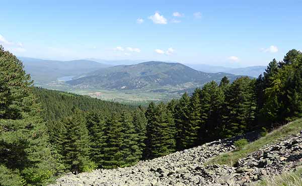 Typical mountain scenery in Pelister National Park Macedonia